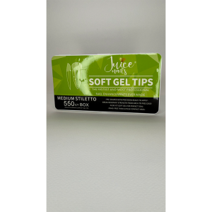 Soft Gel Tips – Medium Stiletto